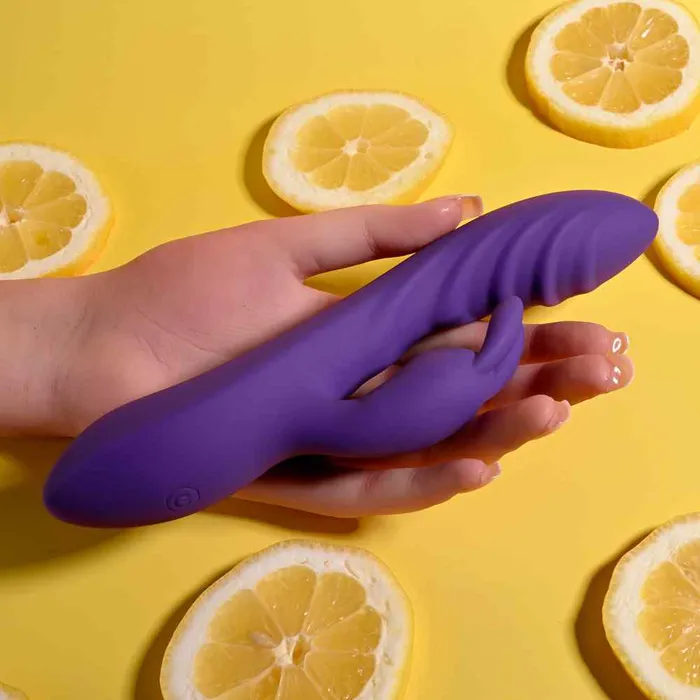 Vibrators Evolved WAVY Purple Rabbit Vibrator Evolved