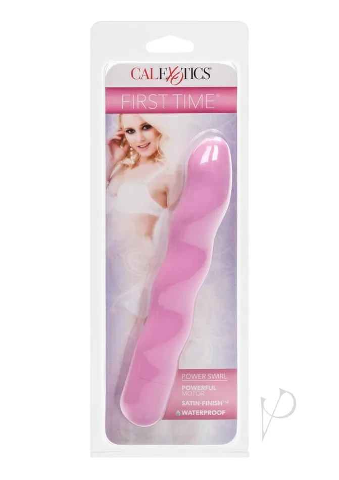 Vibrators First Time First Time Power Swirl Vibrator Pink