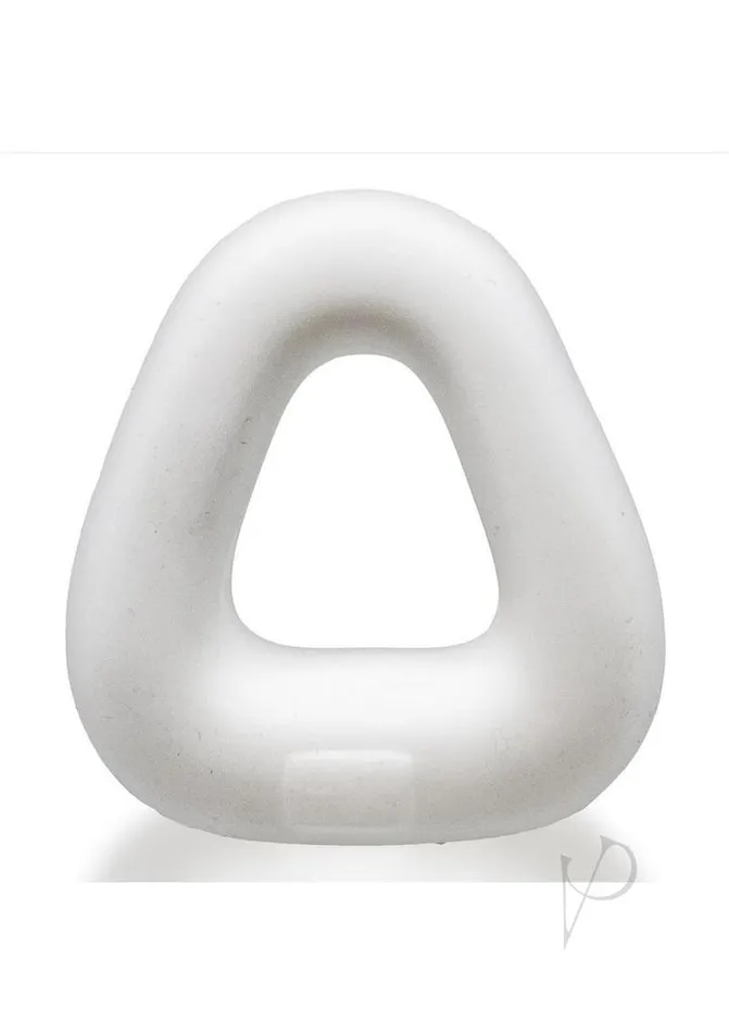 Vibrators Hunkyjunk Hunkyjunk Zoid Trapezoid Lifter Cockring White Ice