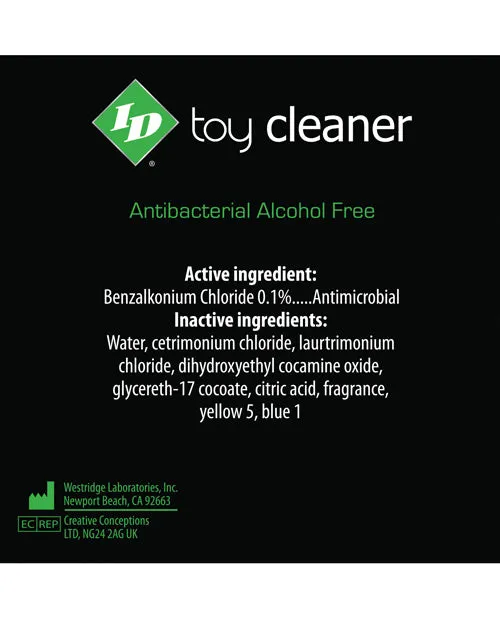 Vibrators Id Toy Cleaner ID Toy Cleaner Foam 81oz Vibrators Id Toy Cleaner ID Toy Cleaner Foam 81oz
