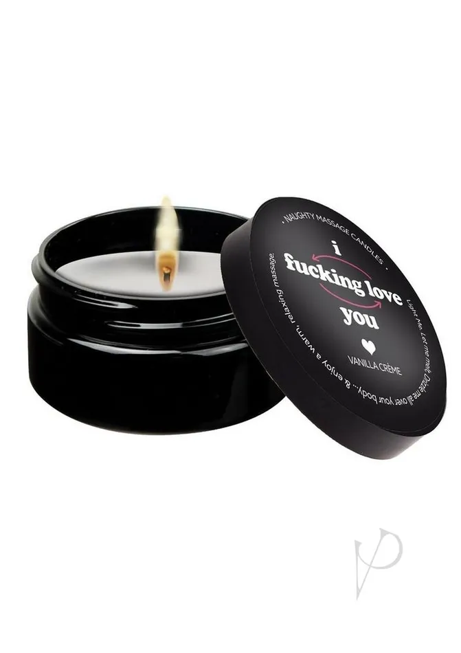 Vibrators Ignite Massage Candle Kama Sutra Naughty Massage Candle I Fcking Love You 2oz