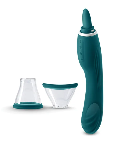 Vibrators Inya INYA Triple Delight Dark Teal Vibrators Inya INYA Triple Delight Dark Teal