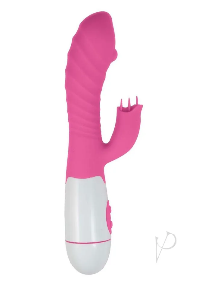 Vibrators Lotus Lotus Sensual Massager 5 Silicone Rabbit Vibrator PinkWhite