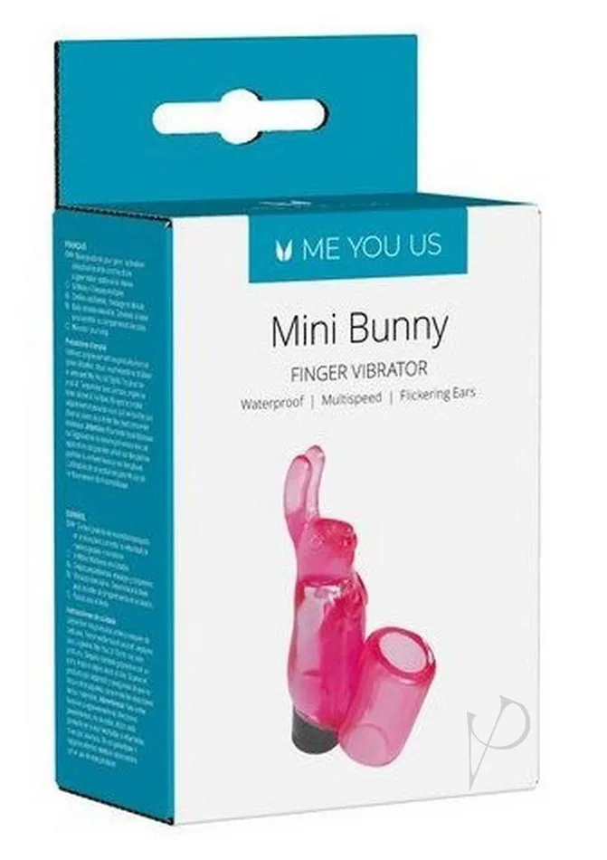 Vibrators Me You Us ME YOU US Mini Bunny Finger Vibrator Pink