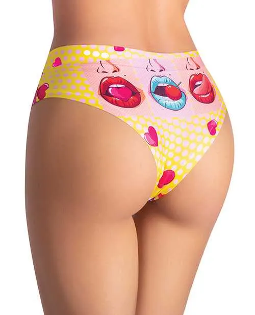 Vibrators Mememe Mememe Comics Hot Girl Printed Slip SM