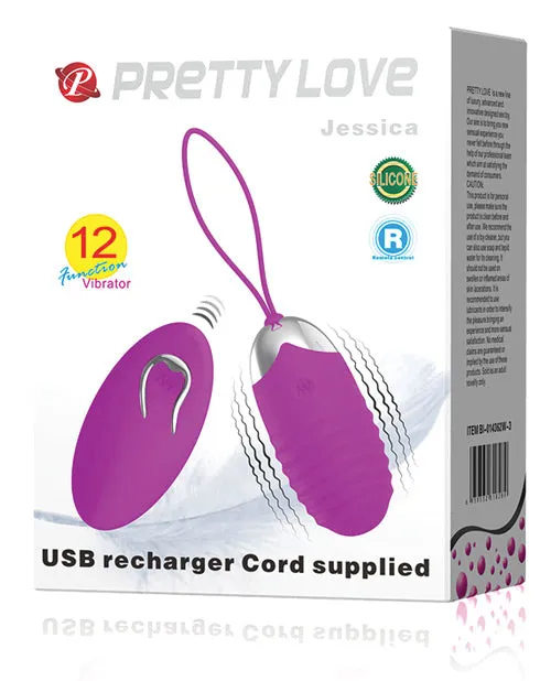 Vibrators Pretty Love Pretty Love Jessica 12 Function Fuchsia