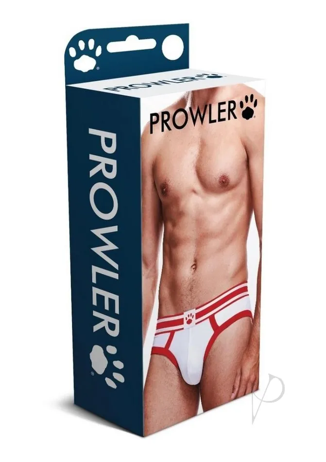Vibrators Prowler Prowler WhiteRed Brief XXL