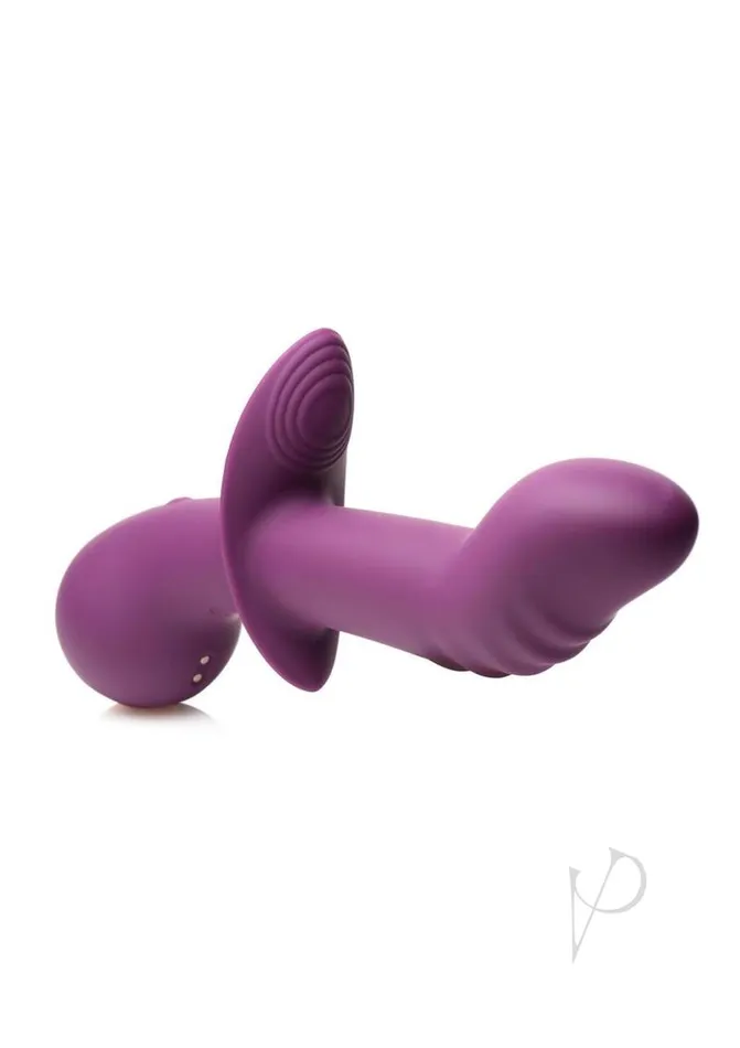 Vibrators Rumblers Rumblers 10X GSpot Silicone Rabbit Vibrator Purple