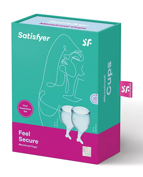 Vibrators Satisfyer Feel Secure Menstrual Cup Light Blue Satisfyer