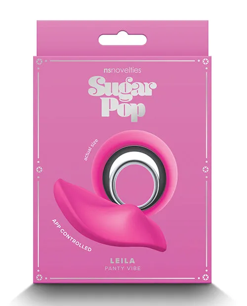 Vibrators Sugar Pop Sugar Pop Leila Rechargeable Silicone Panty Vibe Pink Vibrators Sugar Pop Sugar Pop Leila Rechargeable Silicone Panty Vibe Pink