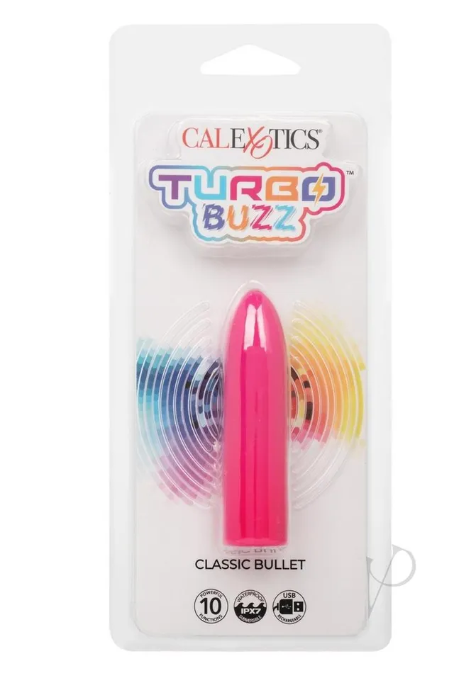 Vibrators Turbo Buzz Classic Rechargeable Bullet Pink Turbo Buzz