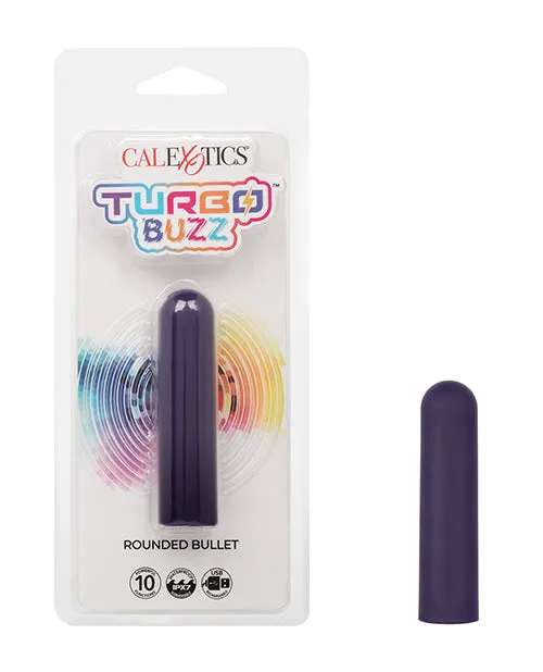 Vibrators Turbo Buzz Turbo Buzz Rechargeable Rounded Bullet Purple