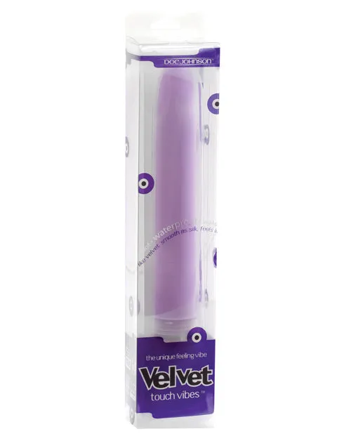 Vibrators Velvet Touch Vibes Waterproof Vibrator 7in Lavender Doc Johnson Vibrators Velvet Touch Vibes Waterproof Vibrator 7in Lavender Doc Johnson