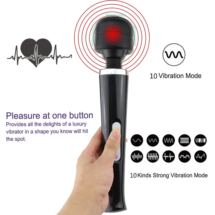 Vibrators Wild Night Fantasies Bendable Massage Wand Vibrator