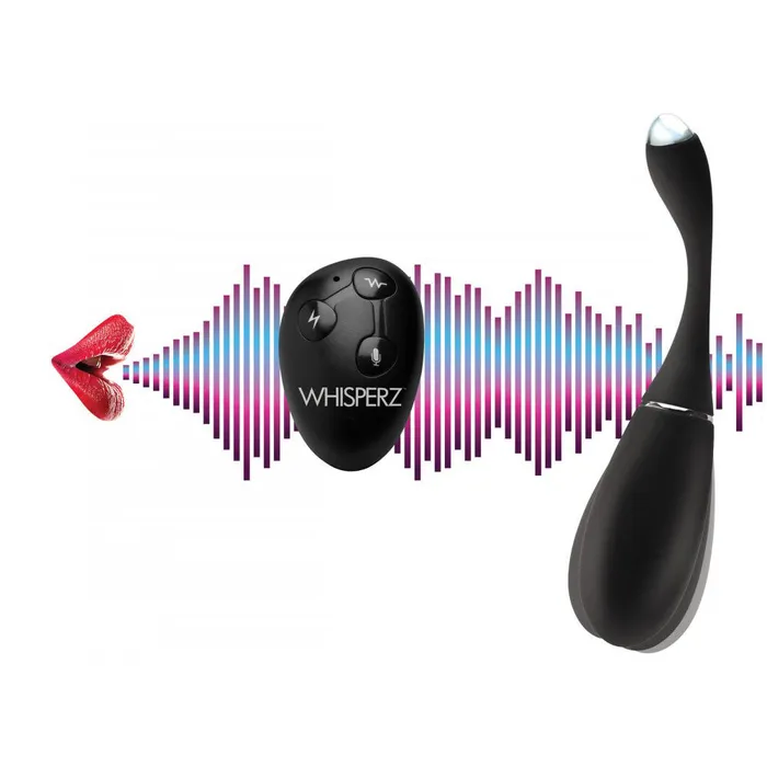 Voice Activated 10X Vibrating Anal Egg with Remote Control Whisperz Male Sex Toys Voice Activated 10X Vibrating Anal Egg with Remote Control Whisperz Male Sex Toys