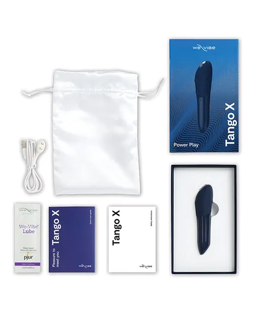 WeVibe Tango X Rechargeable Clitoral Mini Bullet Vibrator Midnight Blue We Vibe Female Sex Toys WeVibe Tango X Rechargeable Clitoral Mini Bullet Vibrator Midnight Blue We Vibe Female Sex Toys