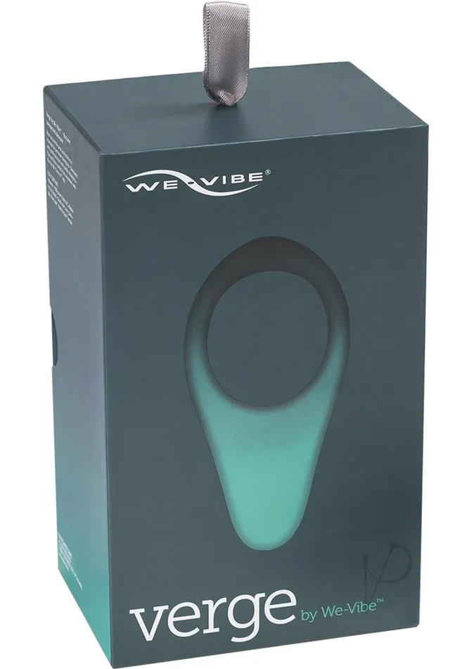 WeVibe Verge Rechargeable Silicone Vibrating Perineum Cock Ring Slate We Vibe Male Sex Toys WeVibe Verge Rechargeable Silicone Vibrating Perineum Cock Ring Slate We Vibe Male Sex Toys