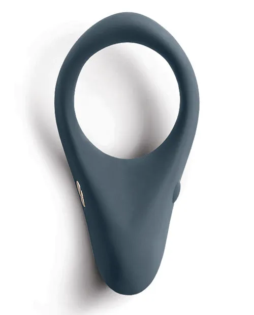 WeVibe Verge Rechargeable Silicone Vibrating Perineum Cock Ring Slate We Vibe Male Sex Toys