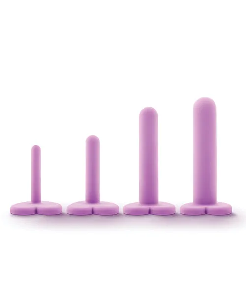 Wellness Dilator Kit Silicone 4 Per Set Purple Wellness Anal
