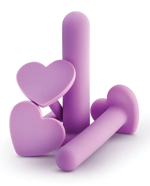 Wellness Dilator Kit Silicone 4 Per Set Purple Wellness Anal