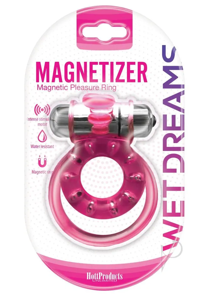 Wet Dreams Male Sex Toys Magnetized Cock Ring Intense Stimulation Water Resistant Pink Wet Dreams Male Sex Toys Magnetized Cock Ring Intense Stimulation Water Resistant Pink