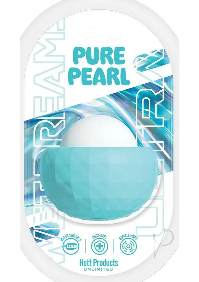 Wet Dreams Wet Dreams Pure Pearl Rechargeable Silicone MultiSpeed Mini Vibrator Aqua Female Sex Toys Wet Dreams Wet Dreams Pure Pearl Rechargeable Silicone MultiSpeed Mini Vibrator Aqua Female Sex Toys
