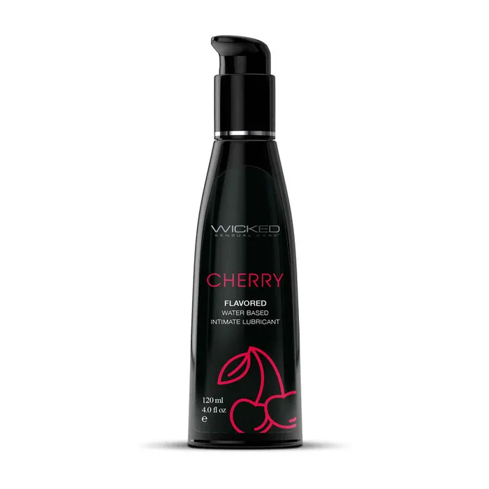 Wicked Lubricants Wicked Aqua Cherry Water Based Lubricant 120ml