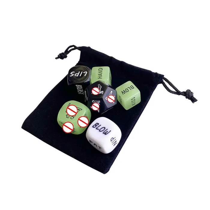 Wild Night Fantasies 6pcs Sex Dice Game Set Couples