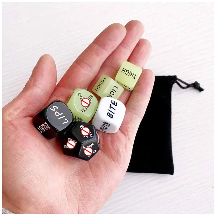 Wild Night Fantasies 6pcs Sex Dice Game Set Couples