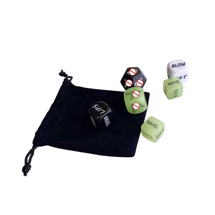Wild Night Fantasies 6pcs Sex Dice Game Set Couples