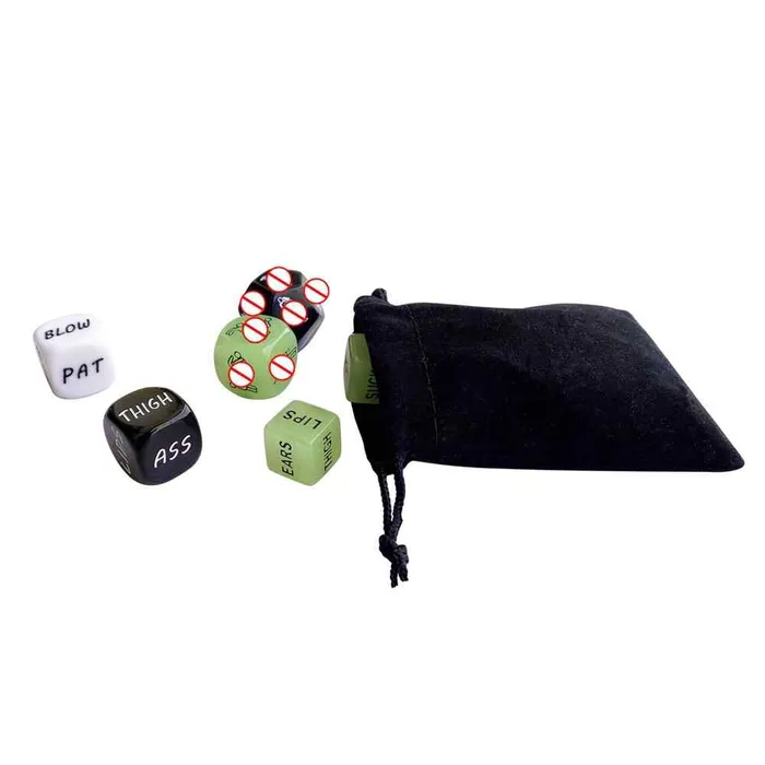 Wild Night Fantasies 6pcs Sex Dice Game Set Couples