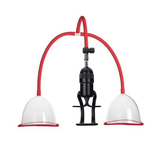 Wild Night Fantasies Anal Double Manual Breast Pump 48 Inch