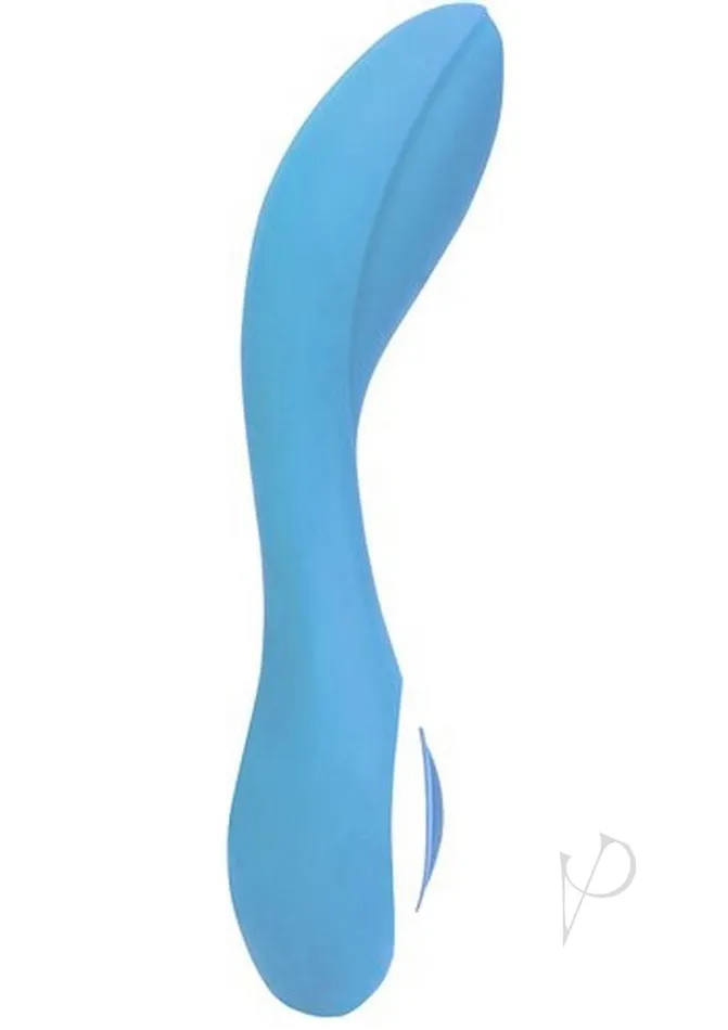 Wonderlust Serenity Rechargeable Silicone Vibrator Blue Wonderlust Vibrators