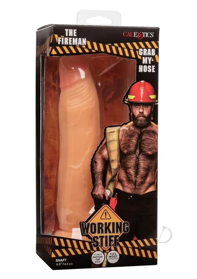Working Stiff Female Sex Toys Working Stiff The Fireman Realistic Posable Dildo with Suction Cup Vanilla Working Stiff Female Sex Toys Working Stiff The Fireman Realistic Posable Dildo with Suction Cup Vanilla
