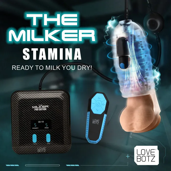 XR Brands Male Sex Toys LoveBotz The Milker Stamina Male Masturbator