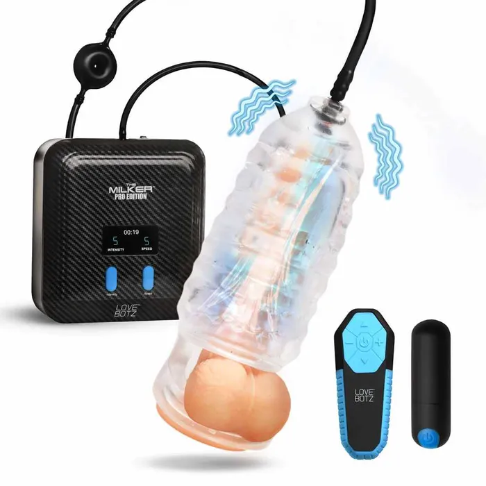 XR Brands Male Sex Toys LoveBotz The Milker Stamina Male Masturbator