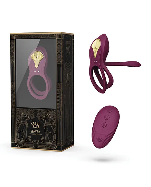 ZALO Bayek Vibrating Couples Ring wRemote Velvet Purple Zalo Couples ZALO Bayek Vibrating Couples Ring wRemote Velvet Purple Zalo Couples