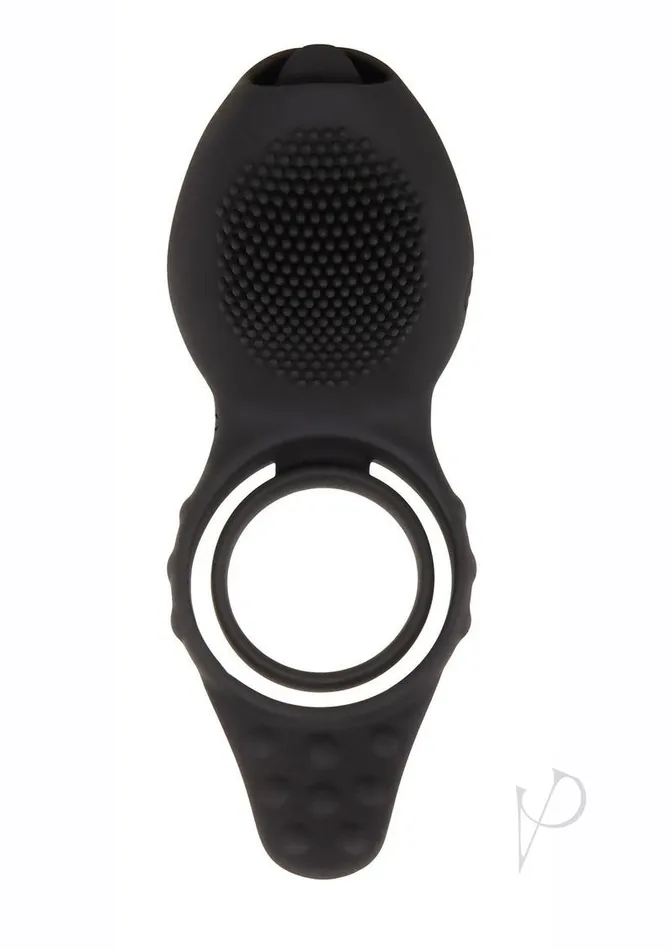 Zero Tolerance Male Sex Toys Mr Flicker Rechargeable Silicone Cock Ring Black