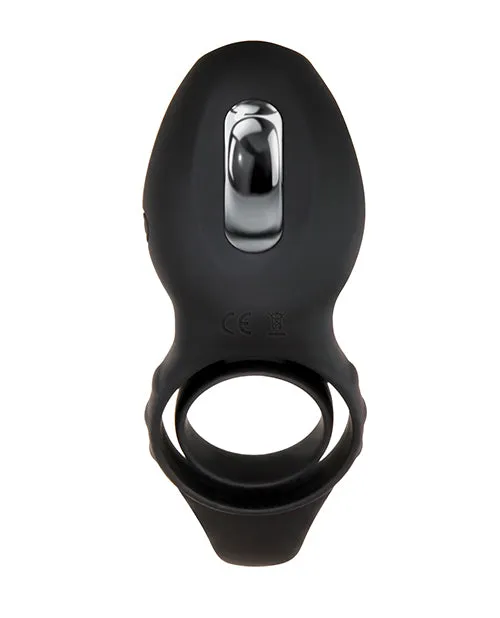 Zero Tolerance Male Sex Toys Mr Flicker Rechargeable Silicone Cock Ring Black