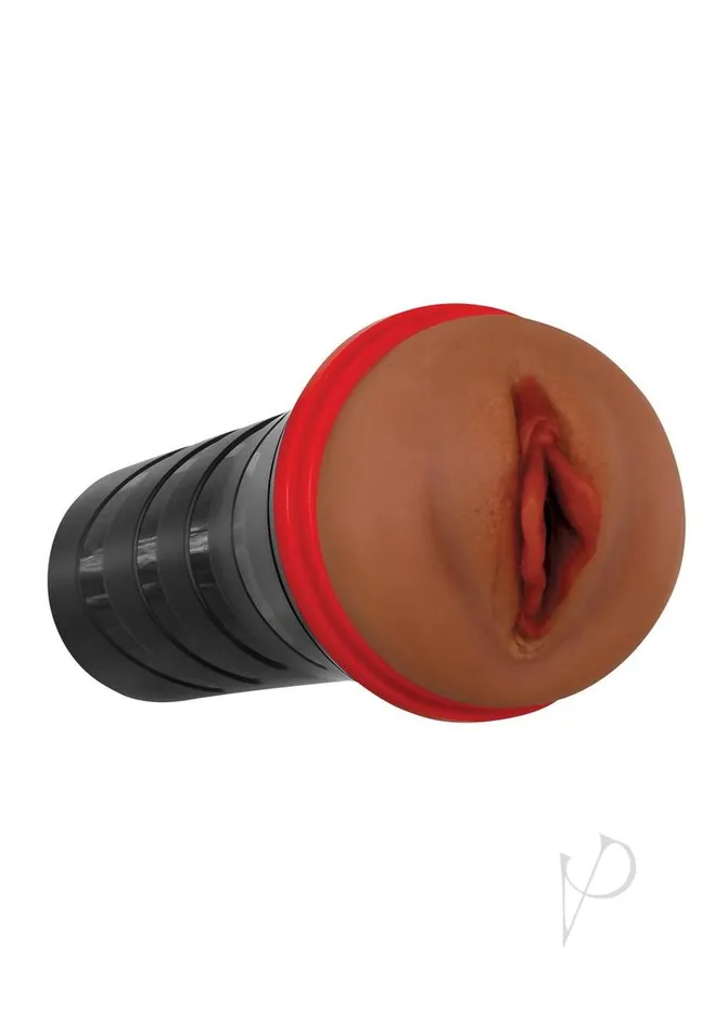 Zero Tolerance Pop On The Go Realistic Vagina Stroker Chocolate Zero Tolerance Male Sex Toys