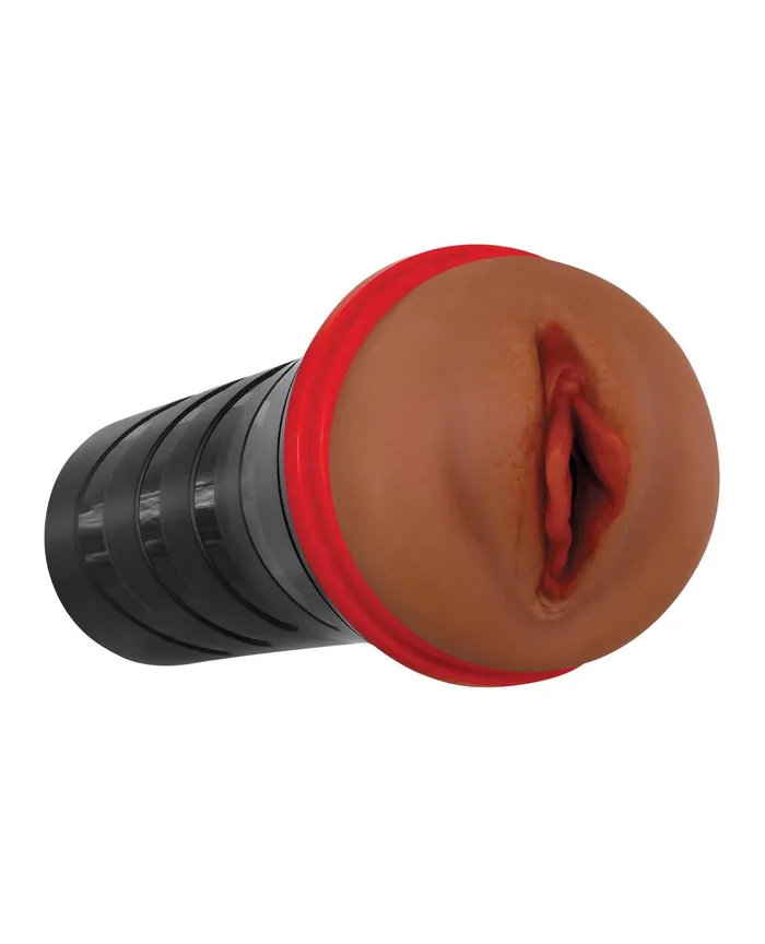Zero Tolerance Pop On The Go Realistic Vagina Stroker Chocolate Zero Tolerance Male Sex Toys