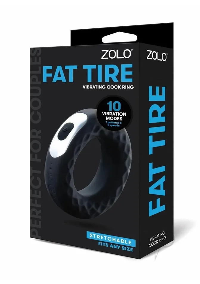 ZOLO Fat Tire Vibrating Silicone Rechargeable Cock Ring Zolo Male Sex Toys ZOLO Fat Tire Vibrating Silicone Rechargeable Cock Ring Zolo Male Sex Toys