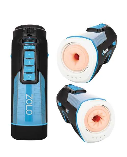 Zolo ZOLO Blowbot Full Shaft Male Blowjob Masturbator BlueBlack Male Sex Toys Zolo ZOLO Blowbot Full Shaft Male Blowjob Masturbator BlueBlack Male Sex Toys